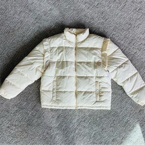 NWT WE WORE WHAT puffer coat/vest with snap off sleeves large